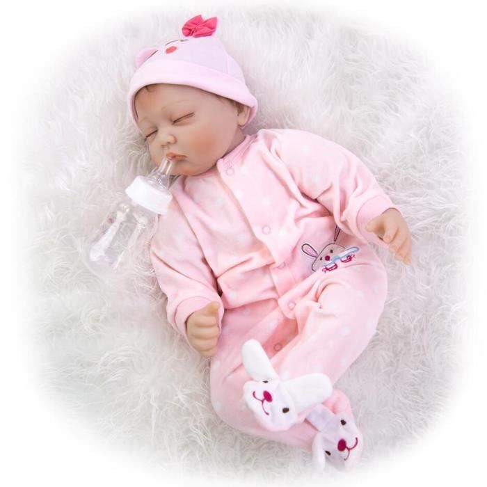 RUMOCOVO Poup e b b Reborn de 22 pouces pour b b fille corps