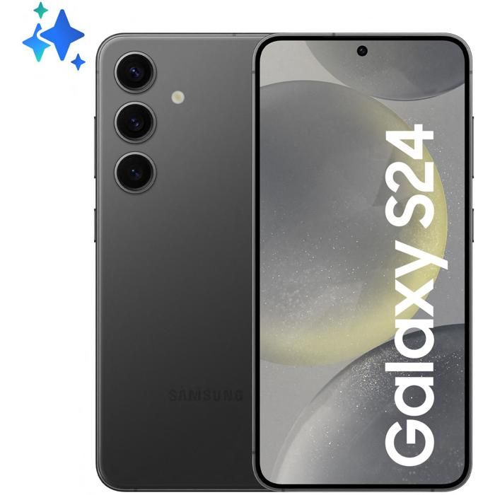 Samsung Galaxy S24 5G 8 Go/256 Go Noir (Onyx Black) Double SIM SM-S921B