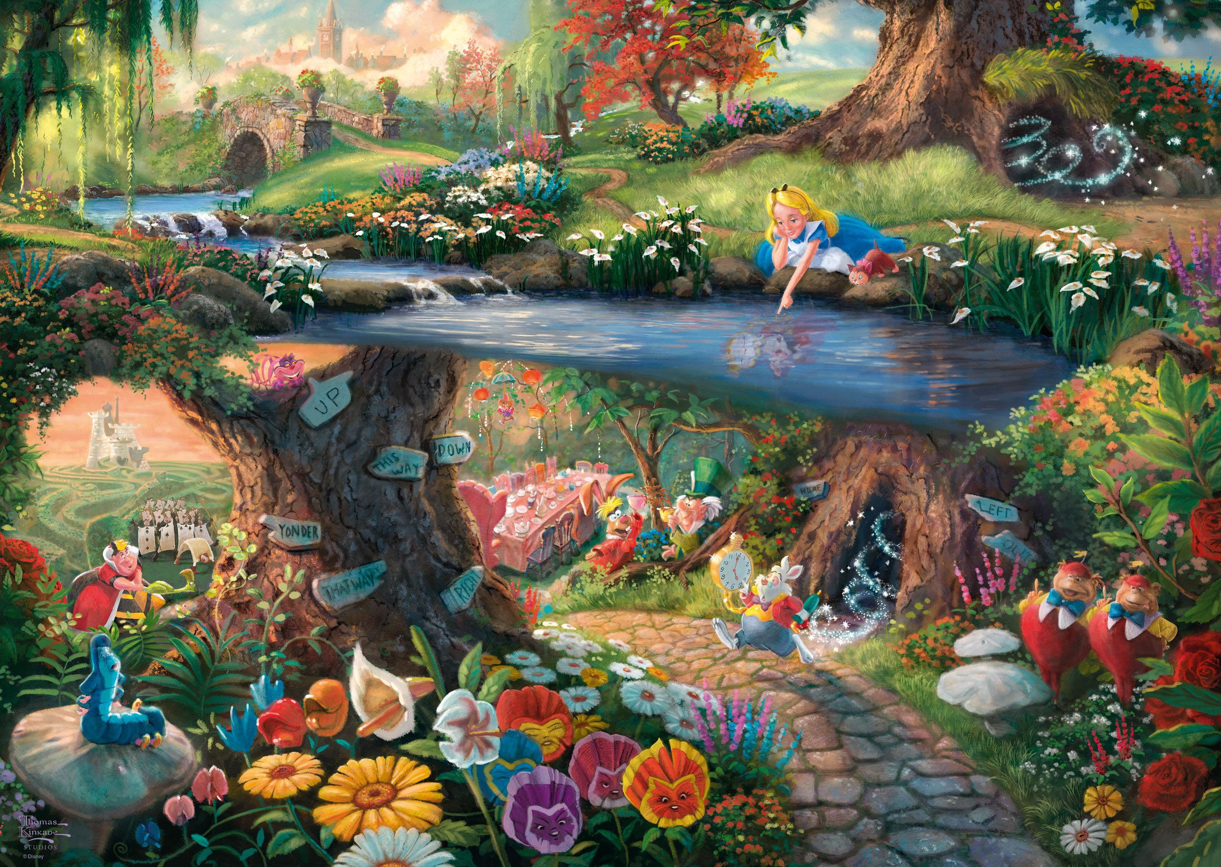 Puzzle 1000 pièces Schmidt Disney Alice au Pays des Merveilles