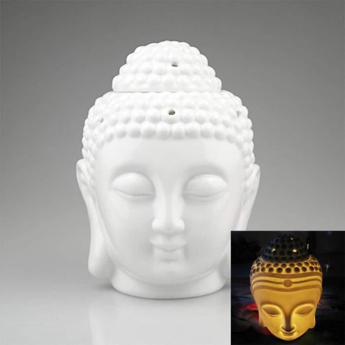 Savon Sculpture Tête De Bouddha Noir - Cadeau Secret De Noël, Végétalien, 100g