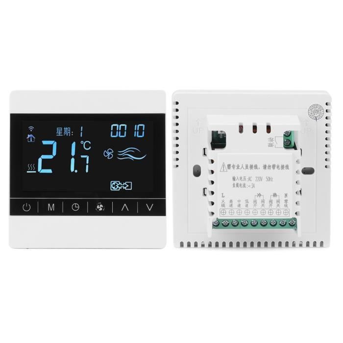 TMISHION équipement de contrôle de la température Thermostat LCD
