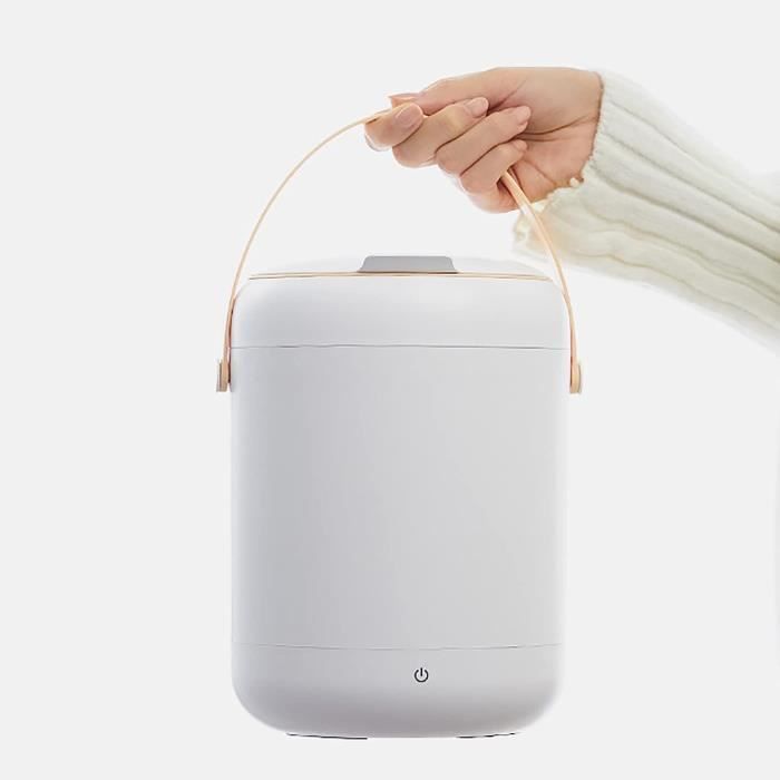 Mini Lave-linge Mural 3 Kg – Automatique, Lavage à 95 °C, Idéal Sous-vêtements Et Vêtements Bébé, Connecté Via Appli