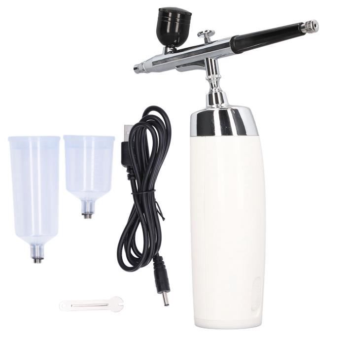 VBESTLIFE Ensemble Aérographe Kit Aérographe Pistolet Aérographe Portable Rechargeable Sans Fil