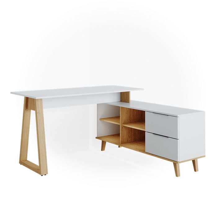 Bureau Nautica 138x60cm avec tiroirs XXL Blanc Vicco 35961 Bureau Nautica 138x60cm avec tiroirs XXL Blanc Vicco 35961