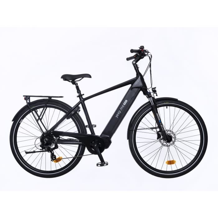 Vélo électrique YEEP.ME WEEK Sport LR Noir – 28’’ Moteur Central 100Nm, Batterie 20Ah 120 km, Freins et Fourche hydrauliques, 8 vit