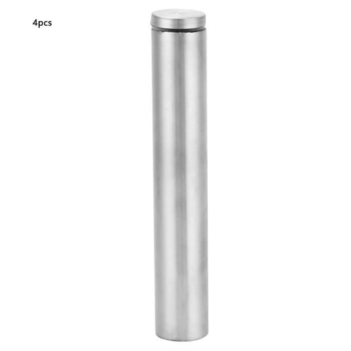 YOSOO entretoise de verre publicitaire 4 pièces en acier inoxydable ...