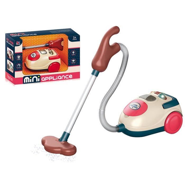 Aspirateur Jouet Pour Enfants - Mini Aspirateur En Plastique Avec Effets Lumineux Et Sonores, Jeu D'imitation Pour Filles Et Garçons