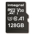 INTEGRAL MEMORY Premium High Speed V30 UHS-I U3 Micro SDXC 128GB 100MB/s en lecture et 90MB/s en écriture 4K-1