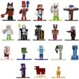Minecraft Dungeons Lot de 18 figurines Nano Metalfigs en métal-1