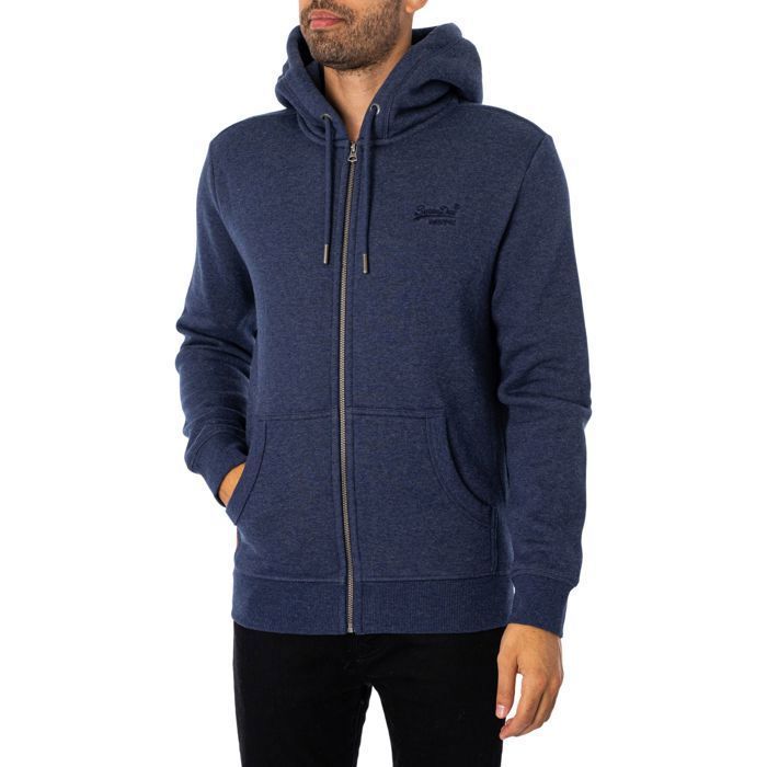 Sweat à Capuche Homme MOKBAY - Col Zippé, Poche Kangourou - Décontracté, Sport, Confortable - 3