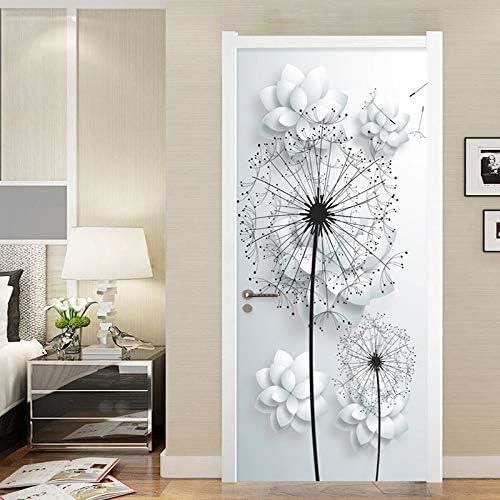 Stickers Porte Géométrique 3D Blanc - Autocollant Mural Amovible Décoration Maison 77x200 Cm Stickers Porte Géométrique 3D Blanc - Autocollant Mural Amovible Décoration Maison 77x200 Cm