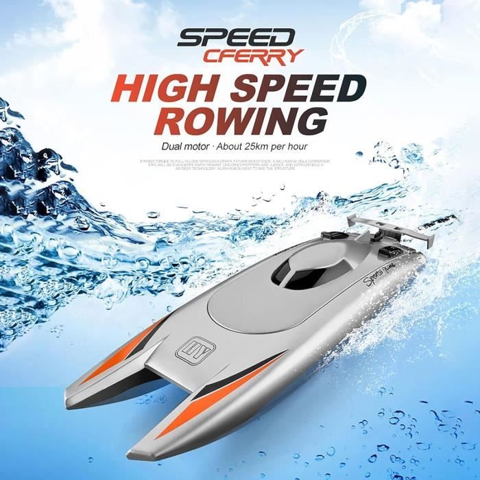 805 bateaux RC pour enfants adultes 25 KM/H bateau de course à grande vitesse 2 canaux bateaux télécommandés pour – acheter aux petits prix dans la boutique en ligne