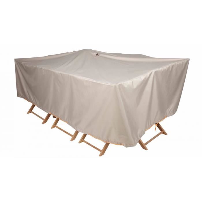 Housse de protection imperméable table de jardin rectangulaire, dimensions  240 x 130 cm - Cdiscount Jardin