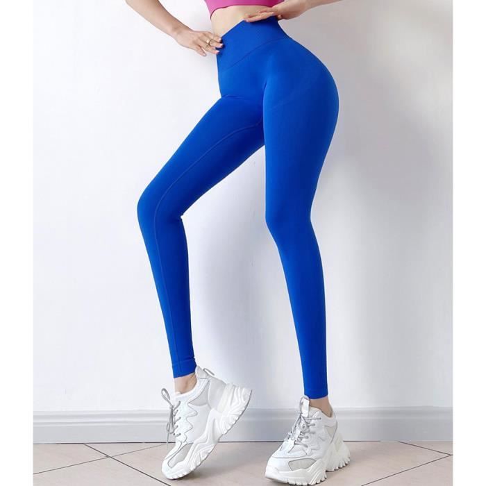 LEGGING RUNNING FEMME BLEU