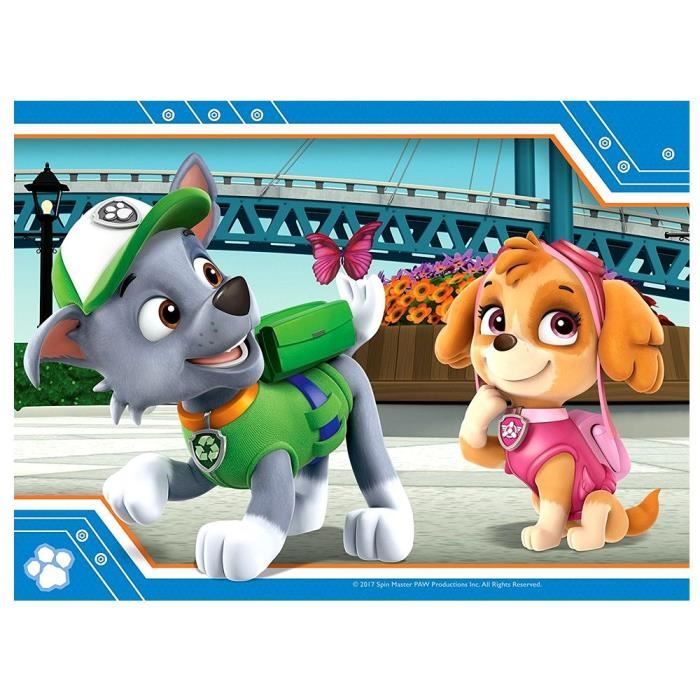 Puzzle - RAVENSBURGER - Paw Patrol - 4 en 1 - 12, 16, 20 et 24 pièces ...
