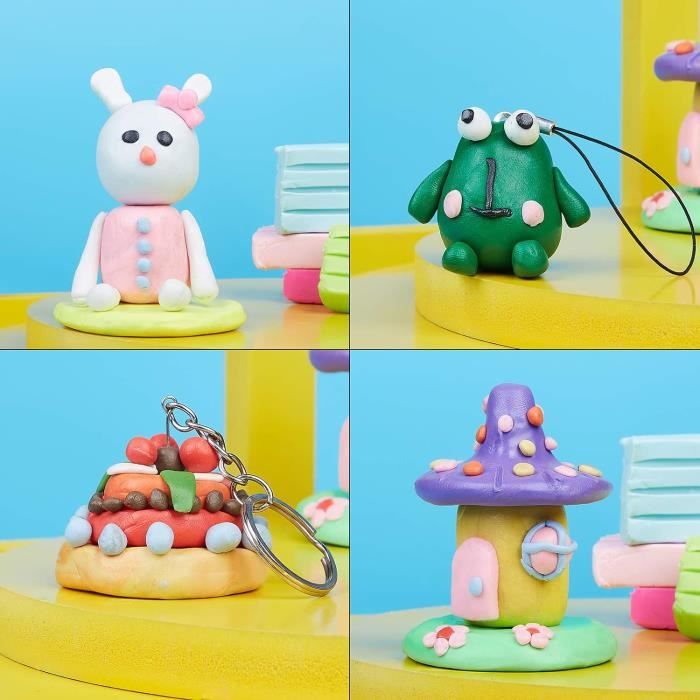 Pâte Polymère 46 Couleurs – 1,5 Kg – Kit Cuisson – Outils De Modelage Inclus – Non Toxique – Cadeau Enfant Débutant