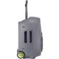 IBIZA PORT12 VHF-GR-MKII - Système enceinte de sonorisation portable autonome 12”/30CM avec USB, Bluetooth et 2 micros VHF - Gris-2