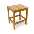 Petit Tabouret Bois Pour Plante Tabouret Bambou Relaxdays 46cm - Naturel Résistant à L'Humidité Charge 100kg Tabouret 46cm Relaxdays