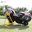 VOUNOT Leve tracteur Tondeuse Supporte 400 kg max Jaune-2