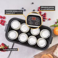 Dreamhigh® Électrique Yaourtière, Avec 8 Pots En - 3