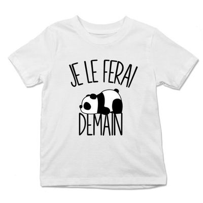 T shirt je 2025 le ferai demain