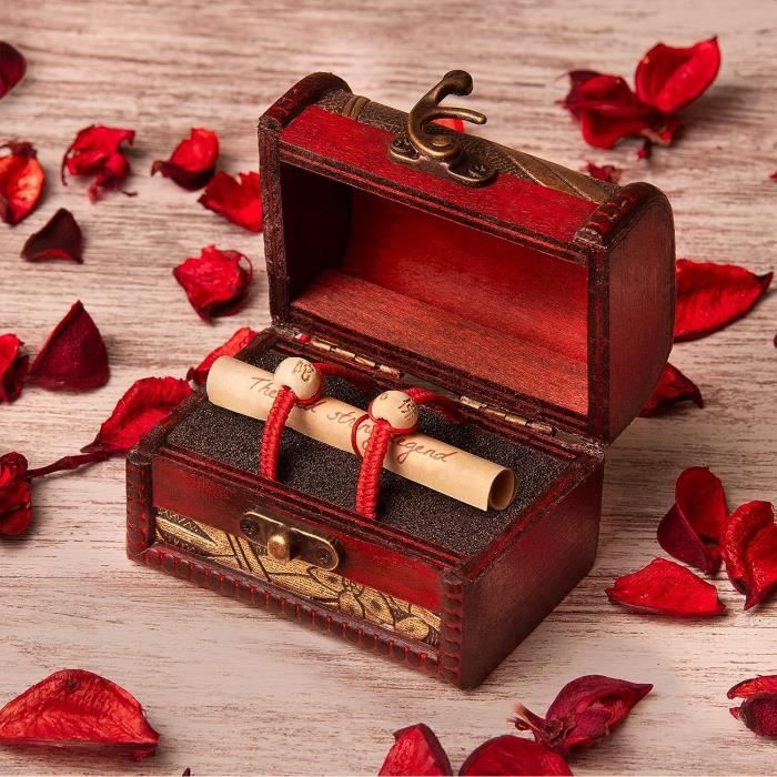 Bracelet Couple Fil Rouge Porte Bonheur, Idee Cadeau Femme Et Homme, Cadeau  Couple Original, Cadeau Anniversaire Femme, Saint[u62]