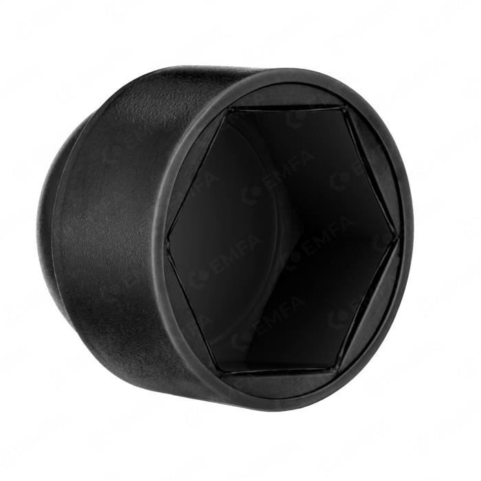 Cache boulon de roue noir voiture sans permis Aixam Microcar