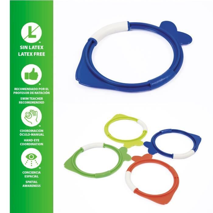 Jouets de plongée sirène, 2/3/4 pièces, jouet de bain coloré, jeu dans la piscine d'eau, flotteur, 2 Modes de montée, jeux pour tout-petits, cadeau pour enfants, nouvelle collection / Piscines et jeux