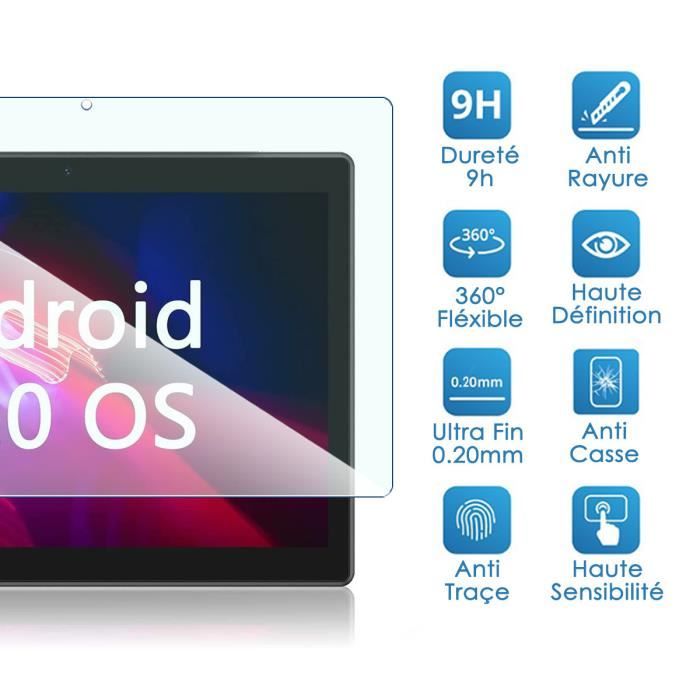 Protection écran en Verre Flexible pour Lectrus Tablette Android 10 Pouces  - Cdiscount Informatique