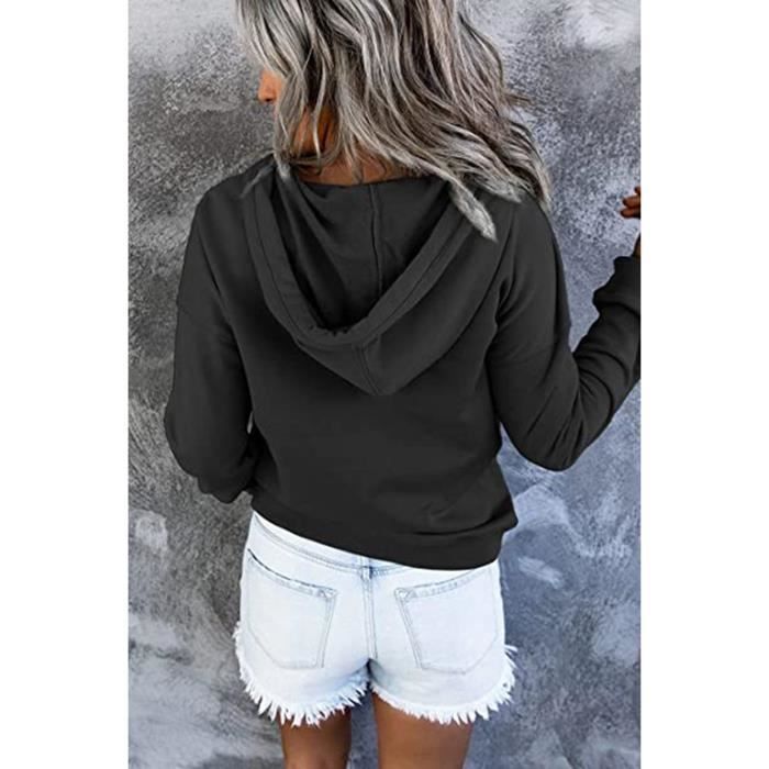 Pull hot sale kangourou femme