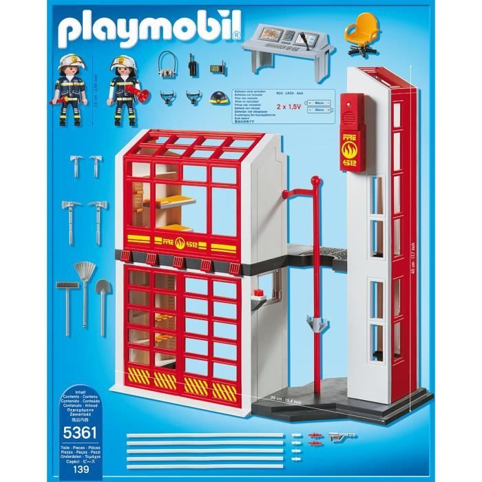 PLAYMOBIL (G1236) POMPIERS - Panneau Enseigne Instructions Caserne 3175 PLAYMOBIL (G1236) POMPIERS - Panneau Enseigne Instructions Caserne 3175