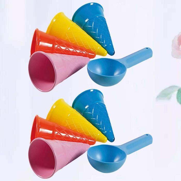 de plage pour,Moules à Glace Seau Pelle | Ensemble de Jeux de Sable Extérieur - Pour garçons et filles dès 3 ans, aire de jeux, plage, bord de piscine de plage pour,Moules à Glace Seau Pelle | Ensemble de Jeux de Sable Extérieur - Pour garçons et filles dès 3 ans, aire de jeux, plage, bord de piscine