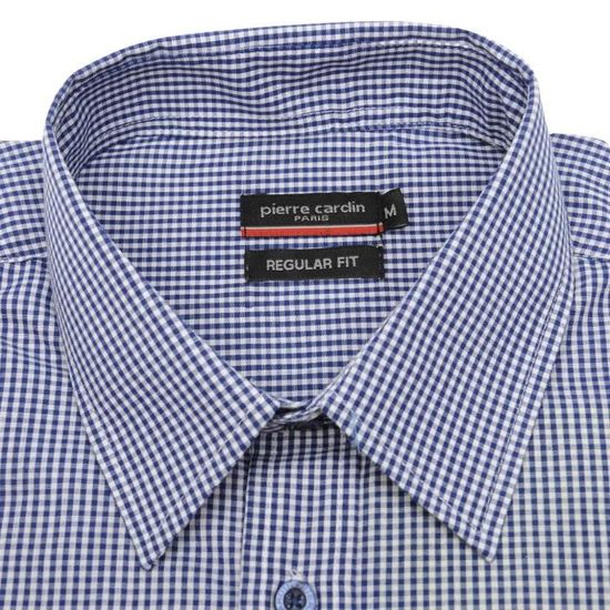 CHEMISE HOMME PIERRE CARDIN À CARREAUX DU S AU XXL 