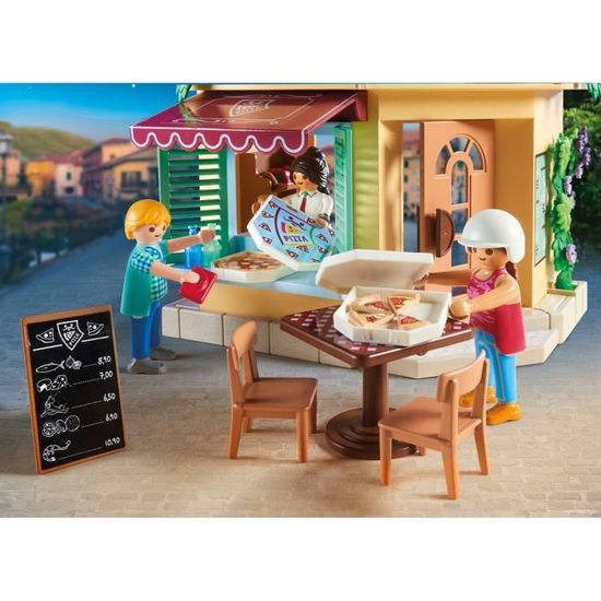 PLAYMOBIL Special Plus - Pizzaiolo - 1 personnage, 1 table, 1 pizza et ses  accessoires - A partir de 4 ans - Cdiscount Jeux - Jouets