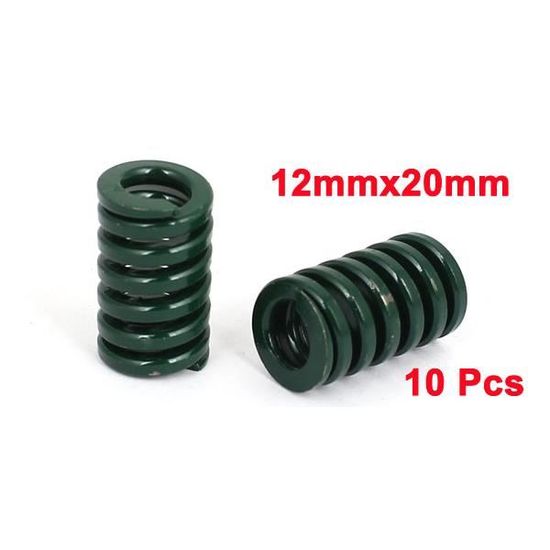 20 mm OD 20 mm LONG charge lourde stamping Compression Moule Die Vert Printemps 10pcs