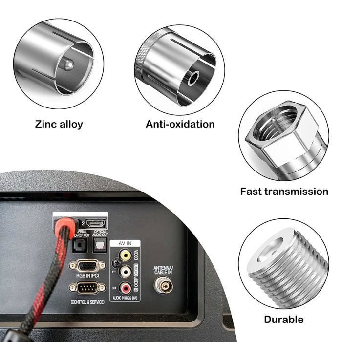 Lot De 4 Câbles XT60H Mâle/femelle 12AWG 150mm – Connecteur RC Pour Batterie Lipo
