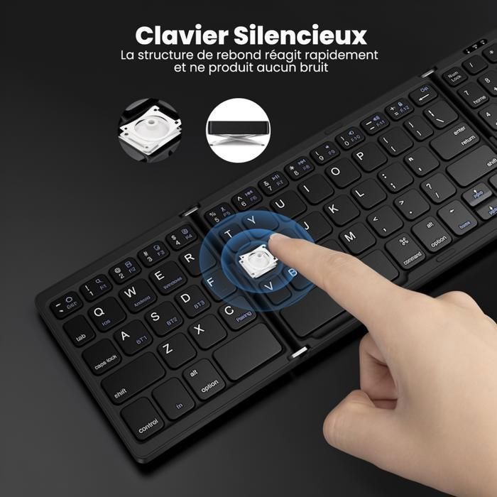 Pavé Numérique Bluetooth 2.4G Avec Pavé Tactile Clavier Numérique Sans Fil 2 En 1 Avec Pavé Tactile - Connexion Bluetooth 4.2 Et 2.4G, Recharge USB-C, Compatible IOS, Android, Windows, MacOS - Portable Pavé Numérique Bluetooth 2.4G Avec Pavé Tactile Clavier Numérique Sans Fil 2 En 1 Avec Pavé Tactile - Connexion Bluetooth 4.2 Et 2.4G, Recharge USB-C, Compatible IOS, Android, Windows, MacOS - Portable