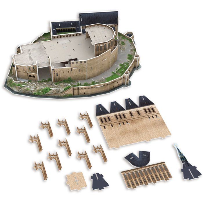 Megableu - Puzzle 3D MONT SAINT MICHEL - Maquette Monument Historique Officielle - Assemblage Facile Sans Colle ni Outils - Puzzle 3D pour Adultes et Enfants dès 7 Ans - 125 Pièces - 39x26x27cm Megableu - Puzzle 3D MONT SAINT MICHEL - Maquette Monument Historique Officielle - Assemblage Facile Sans Colle ni Outils - Puzzle 3D pour Adultes et Enfants dès 7 Ans - 125 Pièces - 39x26x27cm