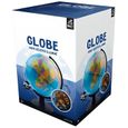 Globe Terrestre rotatif et lumineux 25 cm Jour / Nuit - Corps celestes illumine - Jeu educatif - Version Francaise-0