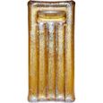 Matelas gonflable à paillettes dorées - JET LAG - DI9015 - PVC - 181 x 82 x 22 cm-0