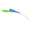 Câble Fibre Optique SC-APC to SC-UPC {Jarretière Optique pour Box Freebox Free – Delta – One – V2 – Mini – Révolution} (50M)-0