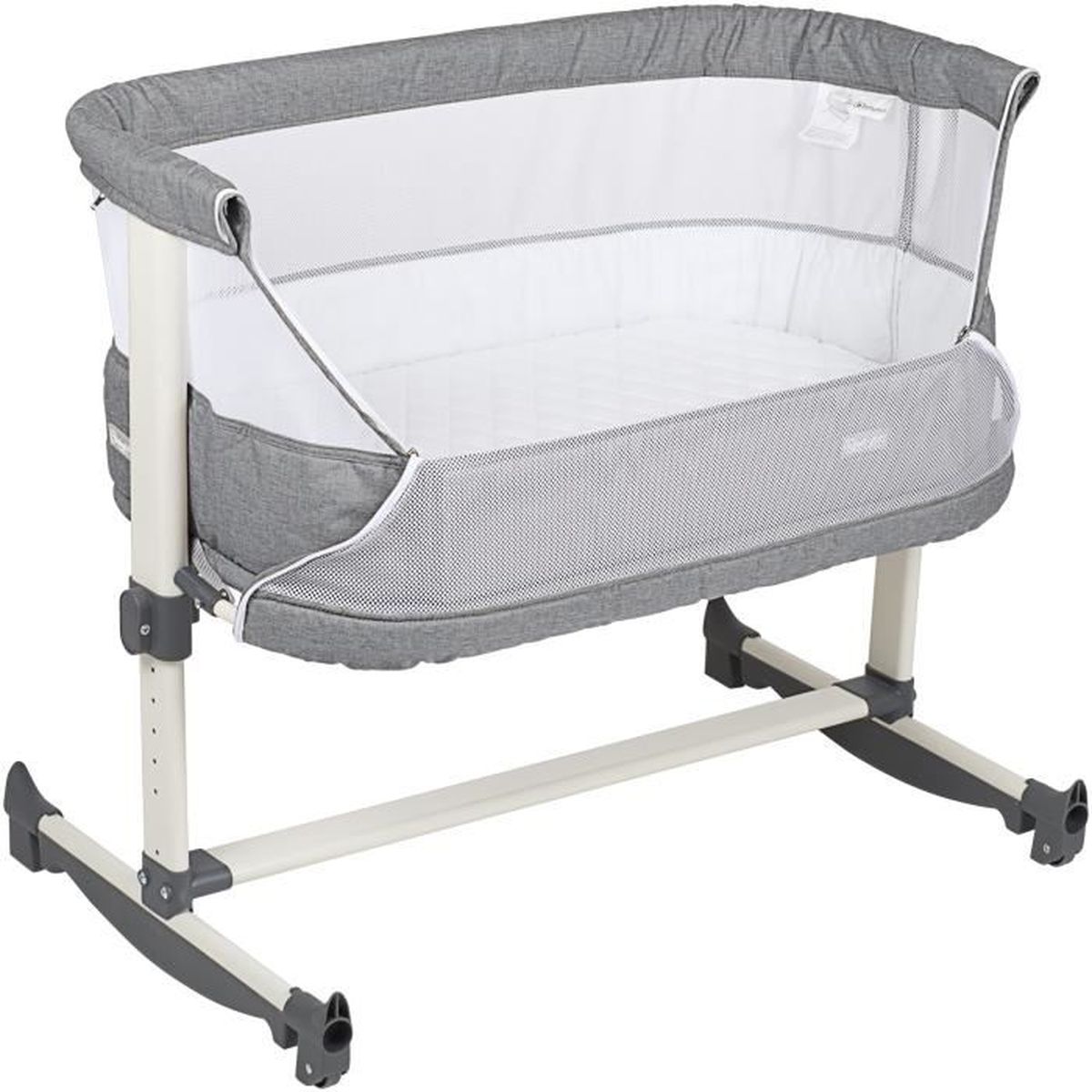 Lit bébé cododo Vivaldi gris Cdiscount Puériculture & Eveil bébé