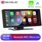 ETOOLAB GEARELEC Autoradio Portable 10.26 pouces avec Carplay & Android Auto/MirrorLink WiFi Bluetooth FM