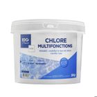 EDG BY AQUALUX INTERNATIONAL Chlore Multifonctions Piscine - EDG - Galets - Seau 5 kg - Traitement Lent Longue Durée