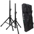 Supports d'enceintes réglables - IBIZA SOUND - SS01B-MINI - Hauteur 1.2m - Charge max 30kg