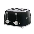 Grille-pain SMEG 4 tranches - Années 50 - Noir - 2000W