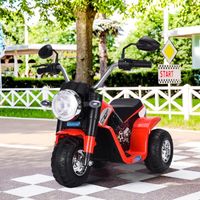Moto pour enfant électrique 3 roues DREAMADE - Capacité de charge 20kg - Rouge