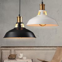 Suspension industrielle 3 lampes forme entonnoir en métal noir - AMP