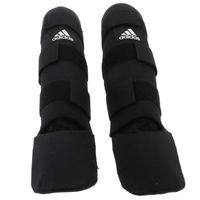 Protège tibias sports de combat Protege tibia-pied noir - Adidas