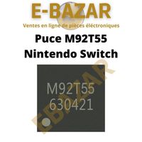 Puce de gestion d'alimentation M92T55 pour station d'accueil HDMI Nintendo Switch - EBAZAR - Noir
